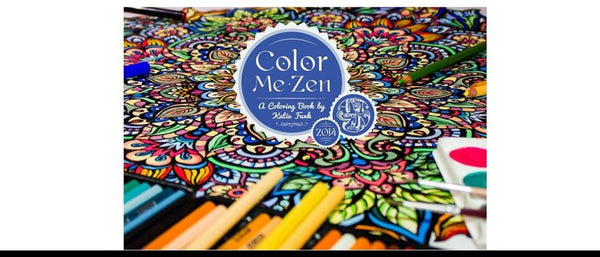Adult colouring book - Art therapy