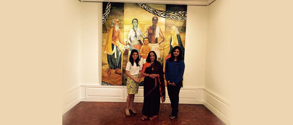 Anjolie Ela Menon in conversation with Artsome Director Anubha Jain Gupta and Prapti Mittal